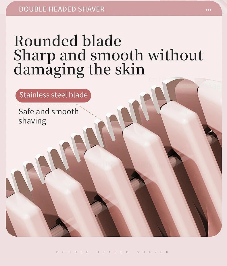 Electric Shaver for Women Bikini Trimmer Facial Mustache Hair Removal Razor Ladies Face Underarm Legs Electric Painless Epilator