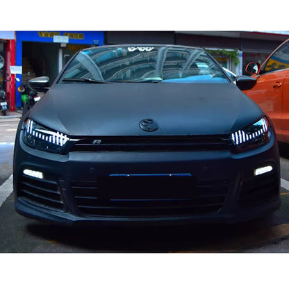 LED Headlights for Volkswagen VW Scirocco 3 TSI TDI R 2009-2017 DRL Projector Sequential Turn Signal Pair Rear Lamps Assembly