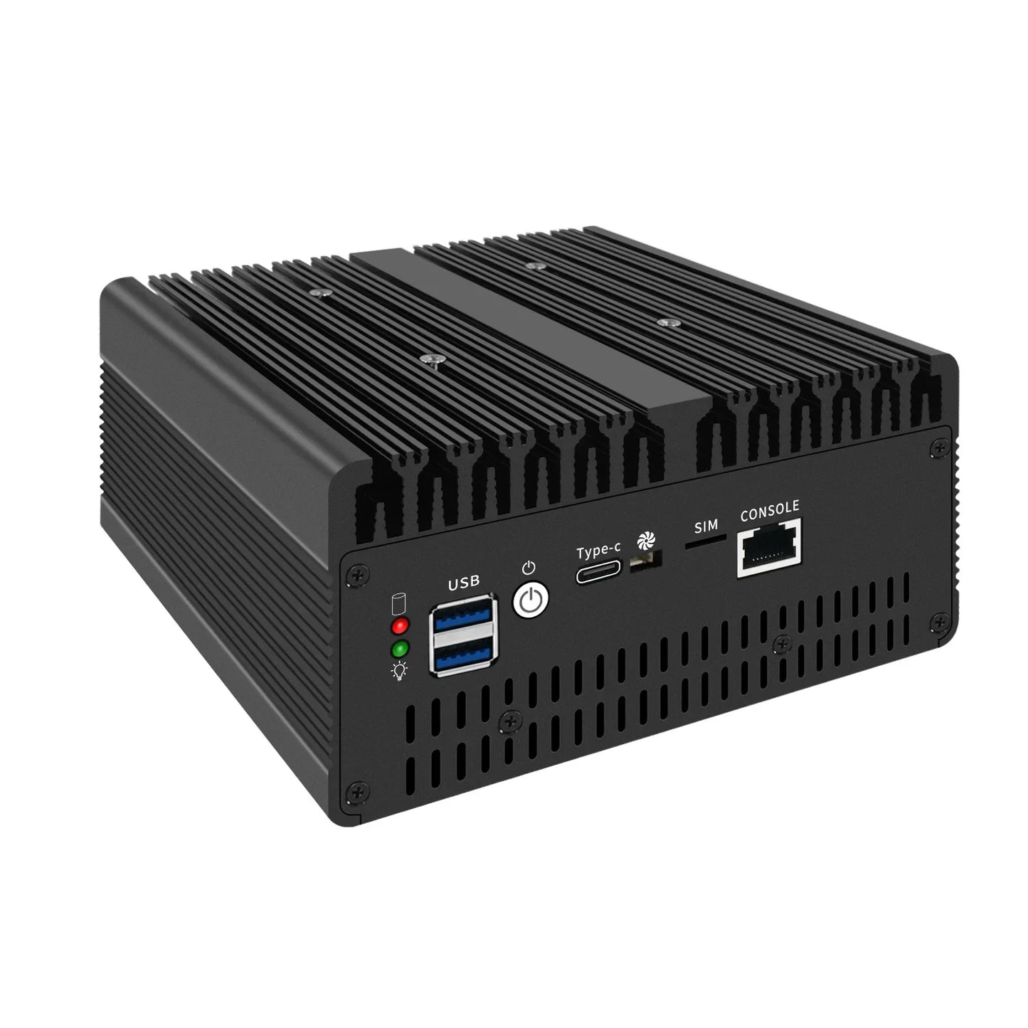 Fanless Mini PC 4*/2*10G SFP+ Intel i7 13620H 8505 Firewall 4xi226-V 2.5G 2*DDR5 NVMe Industrial Computer Server Proxmox