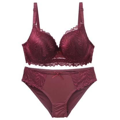 DaiNaFang Push Up Bras Set For Women Breathable Lift 34/75 36/80 38/85 40/90 42/95 BC Cup Underwear Bow Lingerie