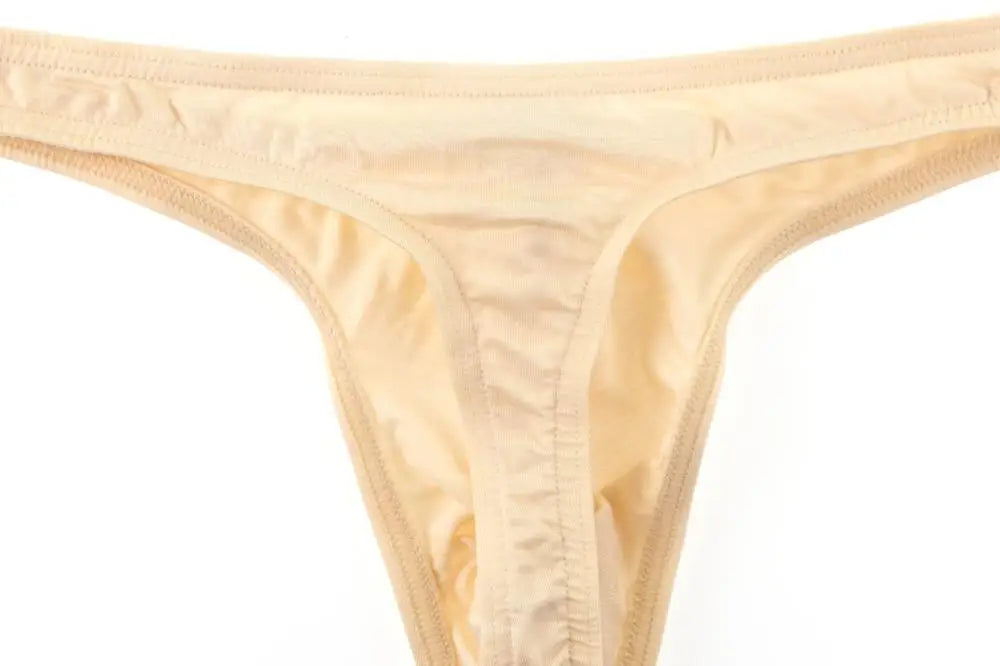 BRAVE PERSON Men Underwear Thongs Sexy Low Rise Solid Briefs T-back Modal Breathable Underpants G Strings Male Panties Thongs