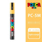 1pcs Japan UNI POSCA Markers PC-1M/3M/5M Acrylic Graffiti Pen Waterproof DIY Stackable Color Art Painting School Supplies