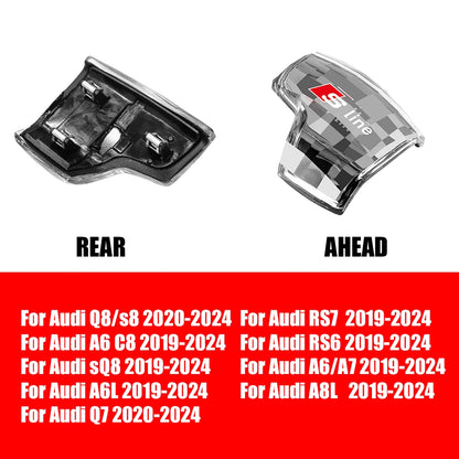 Car Crystal Gear Head Shift Head Transmission Handle Cover For Audi S4 S5 Q5l Sq5 Rs4 Q7 Rs5 A5 Rs7 A6 Rs6 Sq8 A4/a4l Sline RS