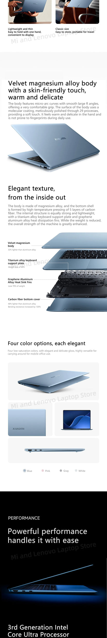 Xiaomi Book Pro 14 Ultra5-338H/UltraX7-358H 32GB+1TB 14.6inch 3.1K 120Hz OLED Screen
