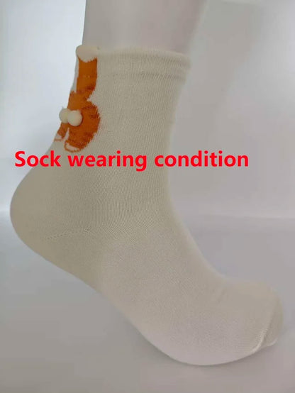 1/3 Pair Three-Dimensional Cat Printed Men female Mid Tube Socks Soft Comfortable Sweat Absorbing Breathable Casual Couples Sock