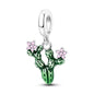 Original 925 Sterling Silver Charm Beads Clover Sunflower Tulip Carnation Pendant For Women Jewelry Fashion Gift