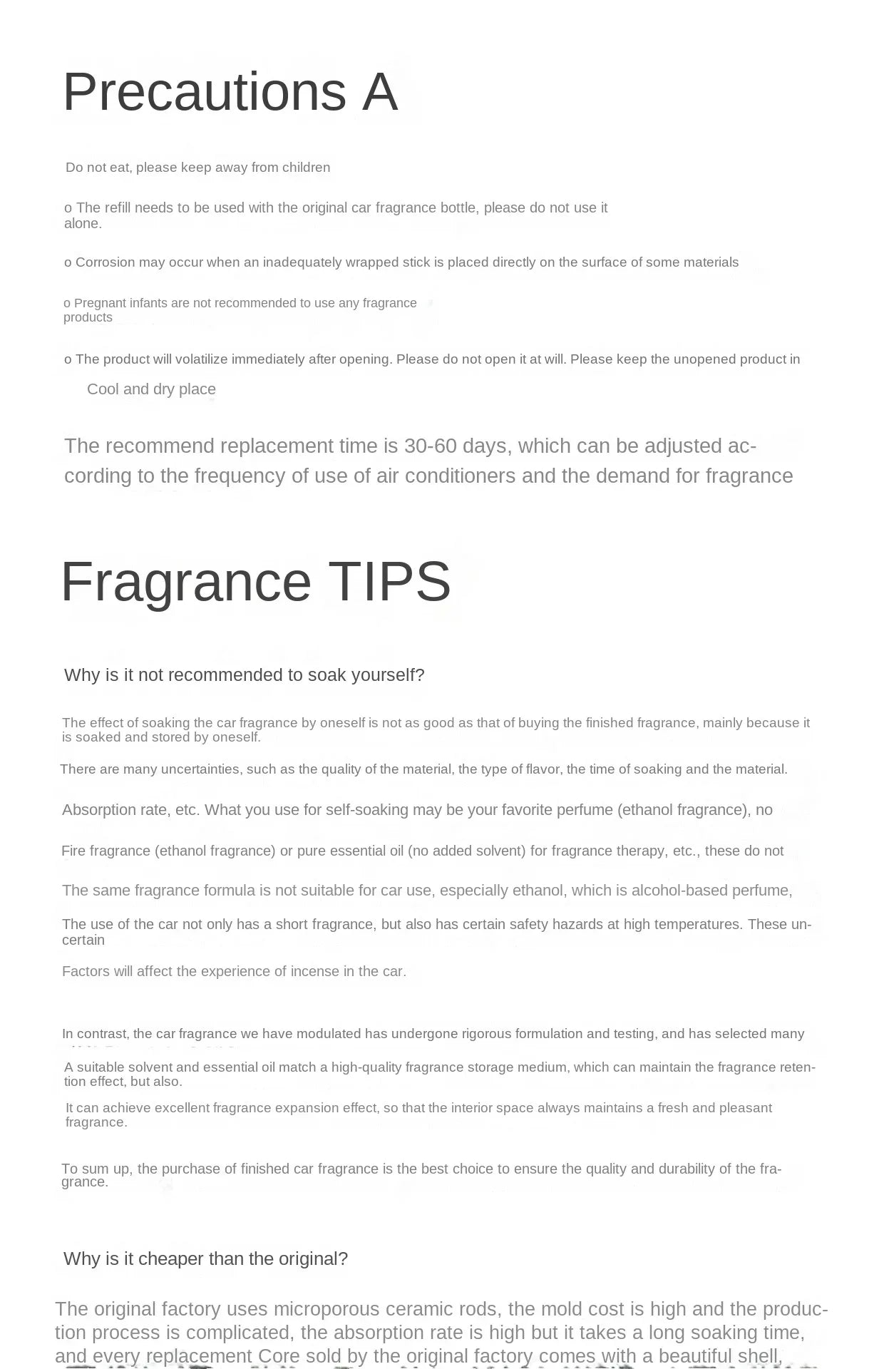 For XPeng Leading Ideal Car Fragrance Air Freshener Replacement Car Perfume Refill Diffuser Refill Car Interior Accessories