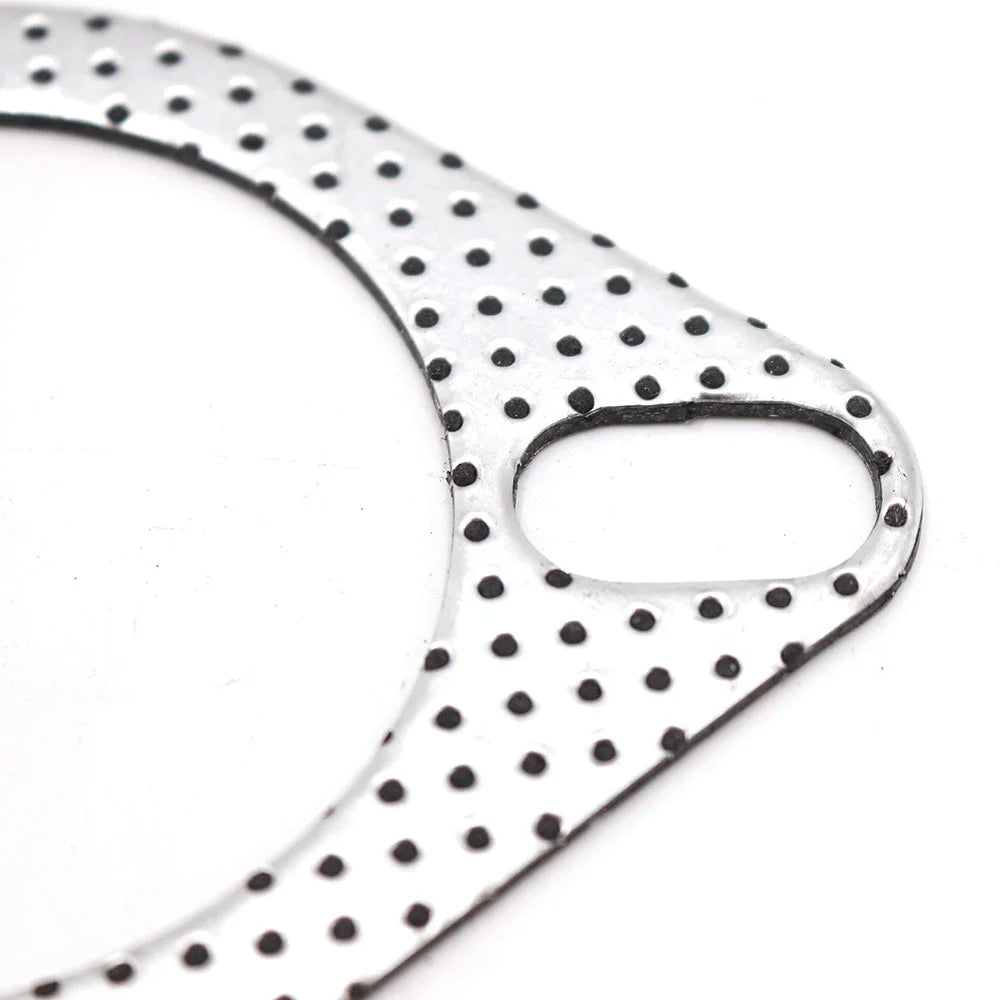 5pcs/Lot  2.5 inch=63mm Car Engine Exhaust Gasket Universal Exhaust Pipe Gasket With Two Holes