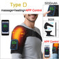 Electric Shoulder Heating Pad 3-Speed Vibration Muscle Relax Belt Thermal Massager Shoulder Neck Health Care Support Brace