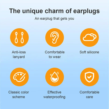 Swim Ear Plugs Silicone Waterproof Anti-noise Pool Accessories Swimming Earplugs Water Sports Swim Swimming Ear Plugs