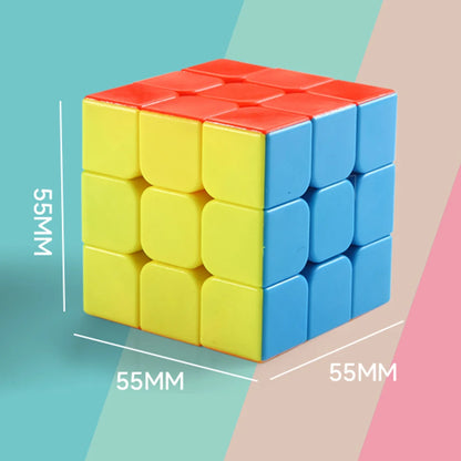 3x3x3 twisted, stress reducing, brain strengthening, puzzle solving, professional smooth speed, children's toy gift