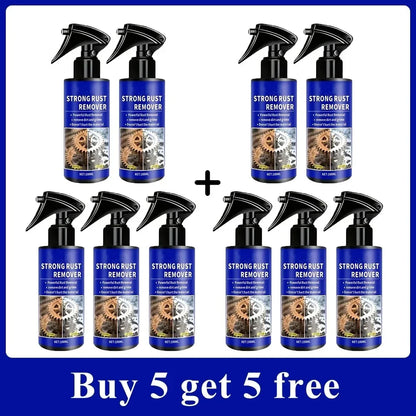 Quick-Acting Car Rust Remover Spray - Care for Auto Exhaust Pipes & Wheel Hubs, Metal Iron Powder Cleaner