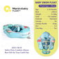 Mambobaby Gentle Skin-Safe Flamingo Air-Free Chest Float with Flat Canopy B503-143-W-Z Baby Swimming Ring Infant Water Circle