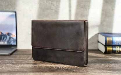 Luxury Genuine Leather 12 Slots Fountain Pen Case Box Office School Stationery Pen Storage Pouch Holder with Removable Pen Tray