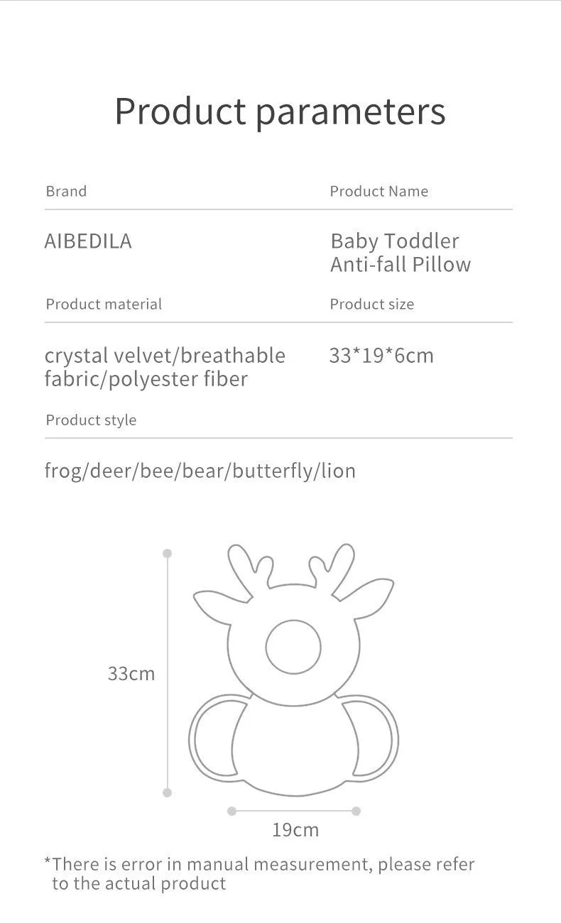 AIBEDILA Newborn Head Back Protector Baby Protect Pillow Learn Walk Headgear Prevent Injured Safety Pad Prevention Fall Pillows
