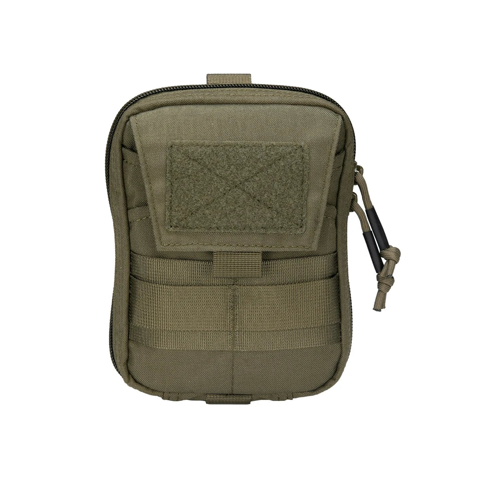 Tactical EDC Molle Pouch Waist Pack Utility Pouches Multifunction Double Zipper Waist Bag Hunting Tool Pouch
