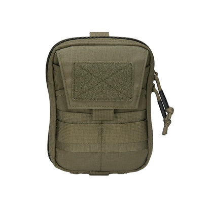 Tactical EDC Molle Pouch Waist Pack Utility Pouches Multifunction Double Zipper Waist Bag Hunting Tool Pouch