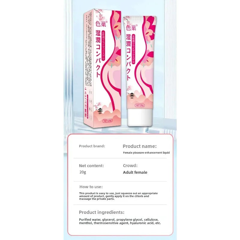 Female Fast-Acting Intense Clitoral Stimulating Gel Arousal Gel Vaginal Stimulant Enhances Pleasure Relieves Dryness Lubricant
