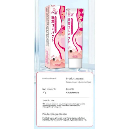 Female Fast-Acting Intense Clitoral Stimulating Gel Arousal Gel Vaginal Stimulant Enhances Pleasure Relieves Dryness Lubricant