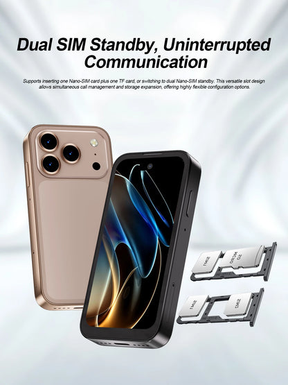2026 SERVO Mini Smartphone 3G WCDMA 3.75" Display Android System 16GB ROM Play Store Small Smart Mobile Phones Dual SIM Standby