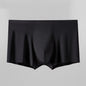 L-Xxxl Seamless Eisse Ide Boxer Men Solid Color Male Underpants Ultra Thin Sexy Underwear Summer Cool Trunk Shorts