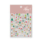 Winter Christmas Atmosphere Nail Stickers Snowman Snowflake Wapiti Self-adhesive High Quality Cute Nail Stickers Nail Art Deco