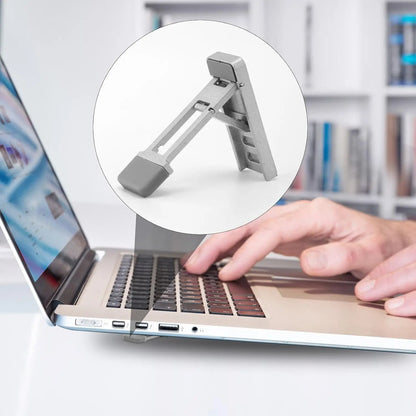 2Pcs Foldable Keyboard Riser Stand Adjustable Tilt Portable Mini Laptop Feet Ergonomic Keyboard Lift for Desk