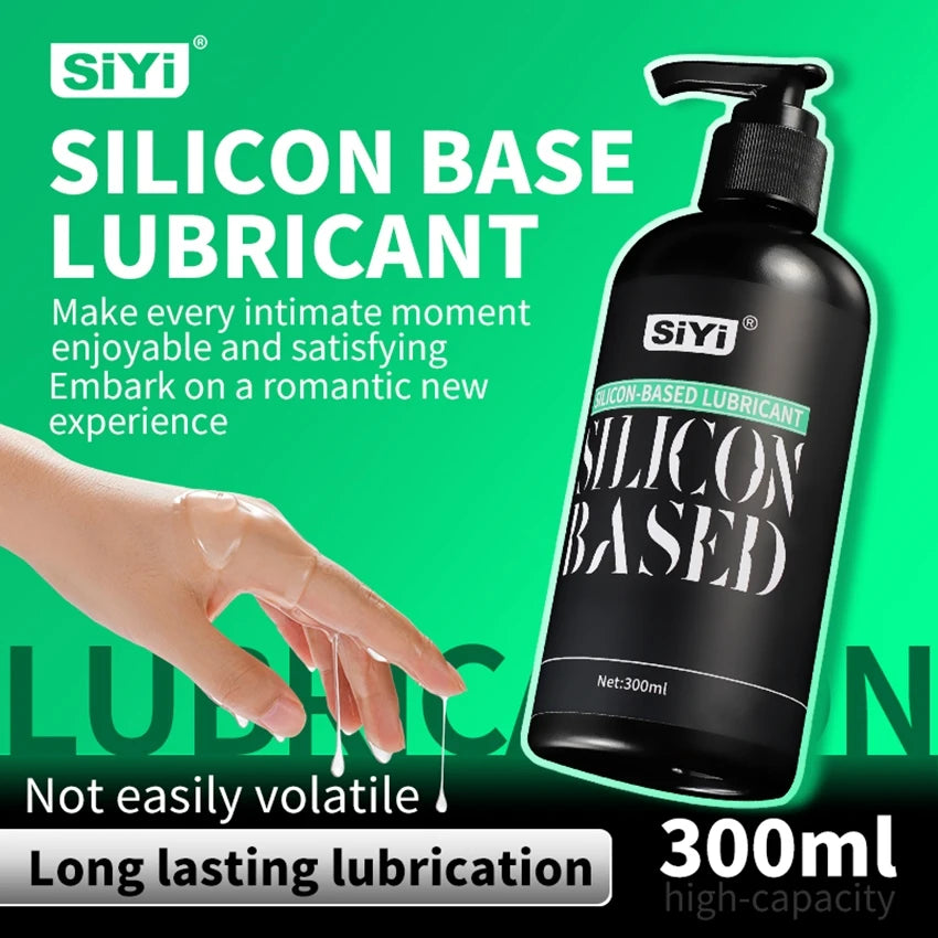 300ml Long-Lasting Silicone Based Lubricant for Sex Toy Stringy Anal Lube Suitable for Bathroom And Underwater Use For Men Women