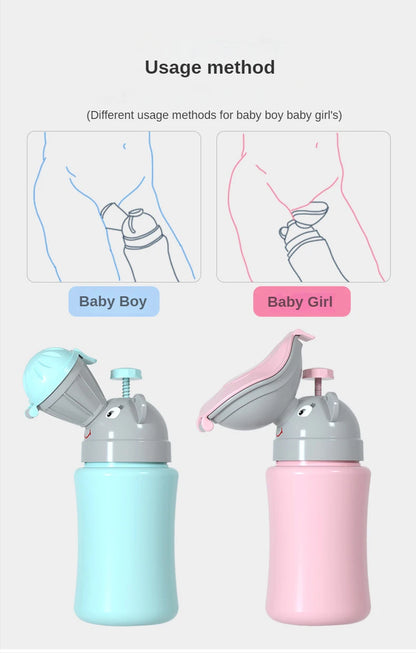 Portable Baby Hygienic Toilet Urinal For Boys Girls, Outdoor Car Travel Leak-Proof Potty, Children's Convenient Training Toilet