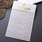 1pc Sliver Gold Star Nail Art Stickers Y2K Charms Self-Adhesive Sliders Laser White Chrome Gel Polish Decals Kawaii Accesories
