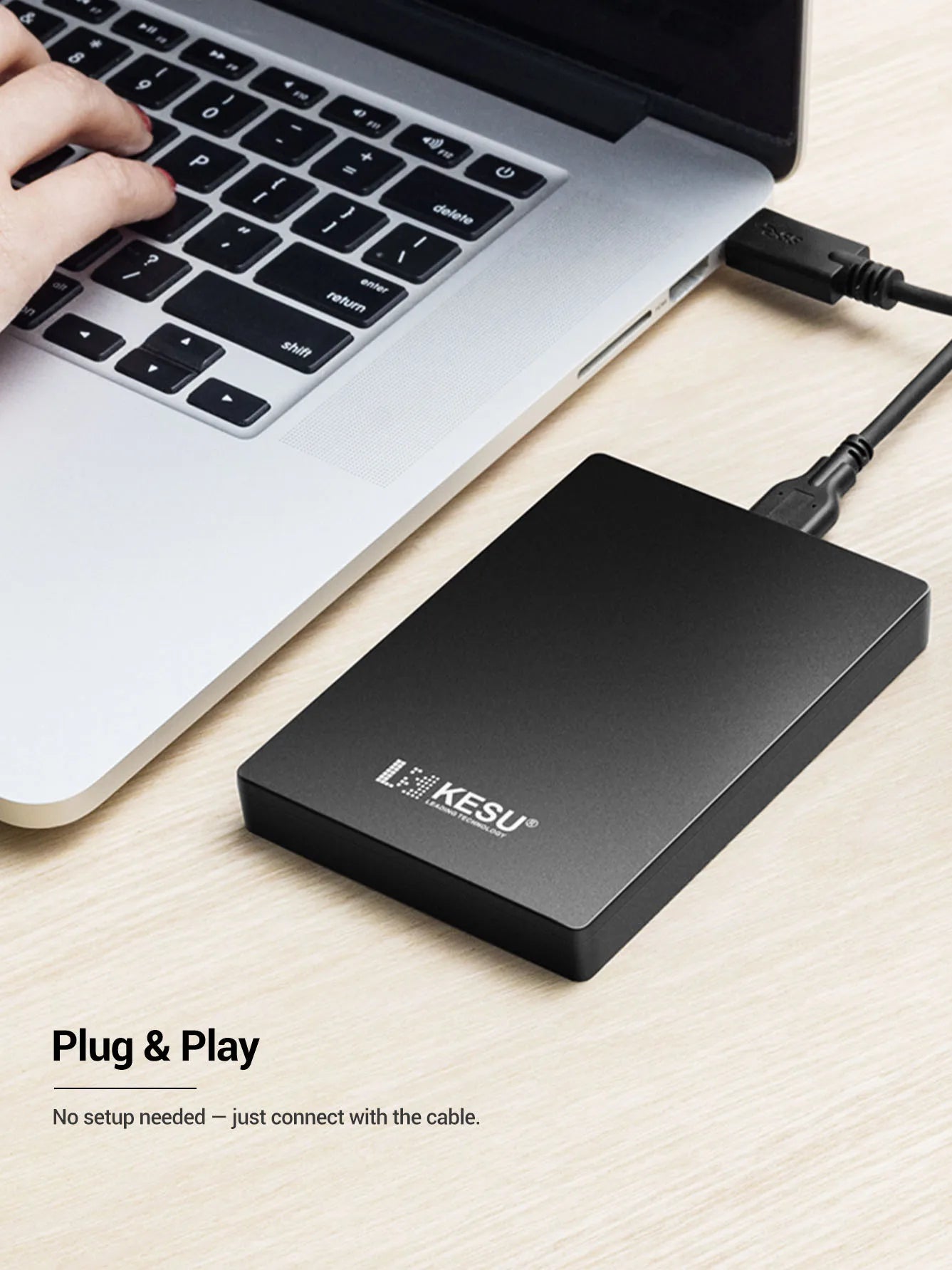 KESU HDD 2.5" Portable External Hard Drive 2TB/1TB/500GB/750GB USB3.0 Disk Memory for PC Tablets PS4 Notebook Desktop Computer