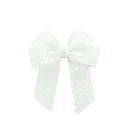 1pcs 3.6'' Solid Color Bowknot Hair Clips For Baby Girls Classic Bows Hairpins Cute Barrettes Headwear Kids Hair Accessories