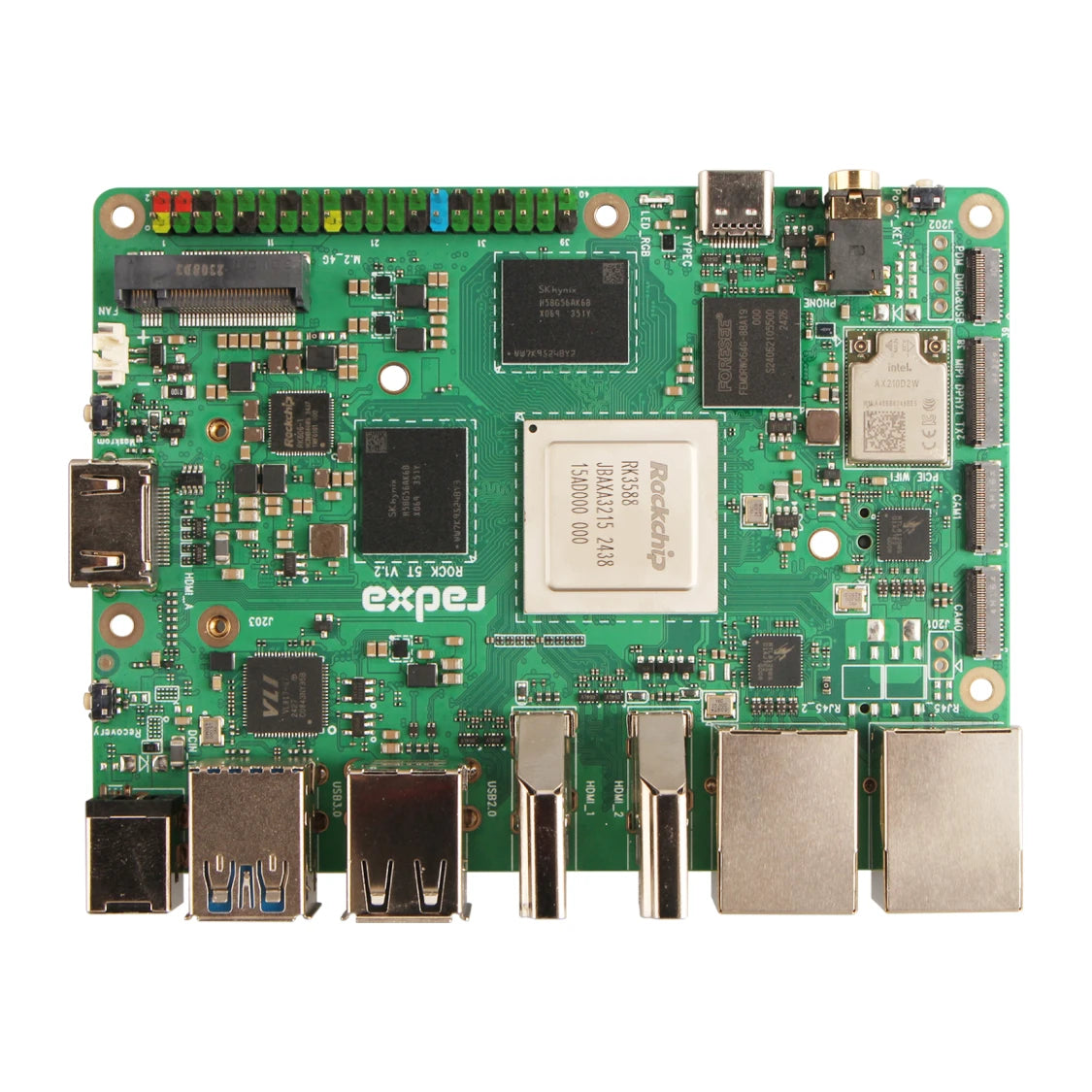 Radxa ROCK 5T RK3588 8-core CPU, 8K HDMI, LPDDR5 RAM,  and WiFi 6