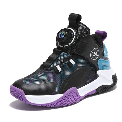 Children Basketball Sneakers Boys Shoes Kids Skater Casual Sneaker Non-Slip Sports Shoes for Boy Basket Training Child Tennis