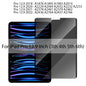 Privacy Screen Protector for 2024 iPad Air Pro 11 13 Magnetic Anti-peep Anti-Glare Film for Mini 6 Air 2/3/4/5 10th 10.5 12.9''