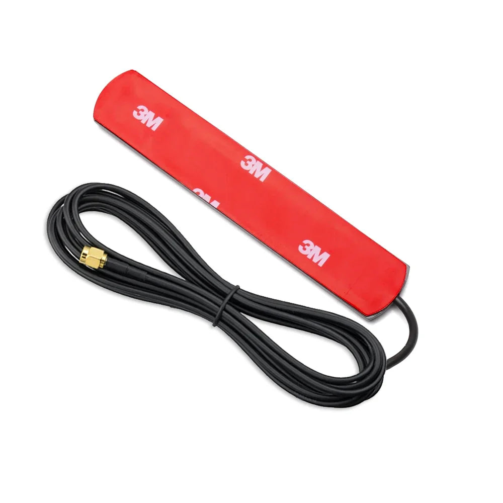 433MHz 2.4G 5.8G 4G GSM 868MHz 915MHz Patch Antenna 8dBi Adhensive Antenna SMA Male 1.5M/5Ft RG174 Cable for Car IoT Smart Home