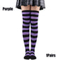 Color Striped Stockings Japanese Over Knee Socks Fashion Women Keep Warm Soks Sexy Slim Long Socks Hosiery JK Cosplay Lolita Y2k