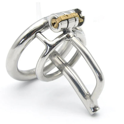 Steel Chastity Cage Sounding Plug Erotic Urethral Lock Penis Ring Cock Cage Male Chastity Device BDSM 18+ Adult Toys For Men.