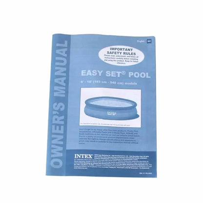 Removable Inflatable Pool Easy Set 3.05m X 76 cm or  Inches and Optional Cover - Instant Assembly 1942 or 3077 Liters Triple Layer