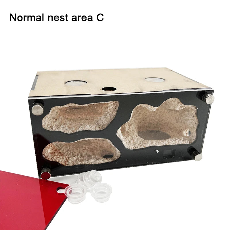 Expanded Anthill Ant House Acrylic Ant Kennel Insect Box Concrete Ant Farm Intelligent Temperature Control Ants Nest Spliceable