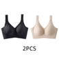 1/2PCS Women's Seamless Underwear, Thin Style, Large Breasts, Small Breasts, No Wires, Pull-up And Anti-sagging Large Size Bra