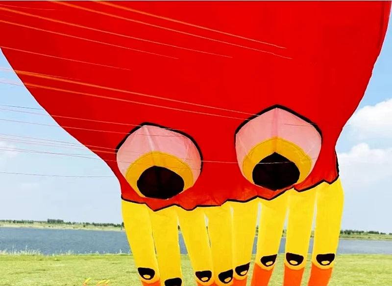 Large 15m octopus kites flying for adults kites windsurf cerfvolant inflatable toys kevlar Clothlarge kites outdoor fun dragon