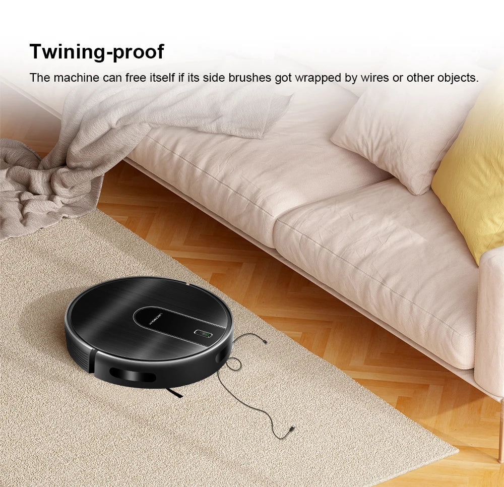 Robot Vacuum Cleaner LIECTROUX N7S-U,Smart Mapping,WiFi App,6KPa,5200MAH ,Brushless Motor,Ideal for Pet Hair