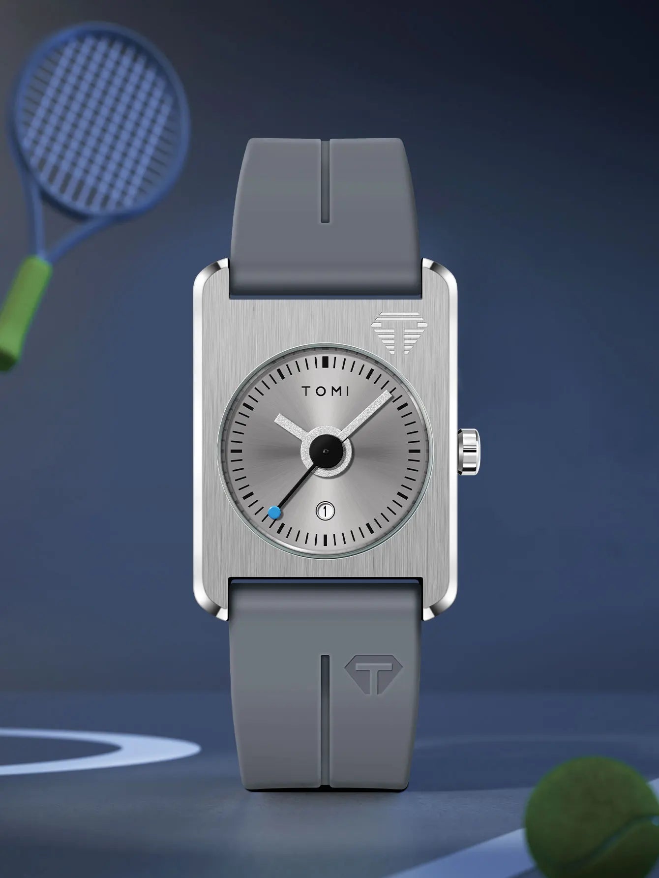 TOMI Men's Fashion Watches Quartz Watches Square Small Dial Wrist Watches Magnetic Buckle Watches Simple Leisure Watches