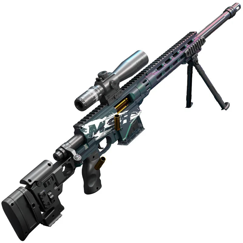 93CM MSR Shell Ejecting Sniper Toy Gun - Realistic Bolt Action & Shell Ejection, Perfect for Outdoor Battles & Cosplay