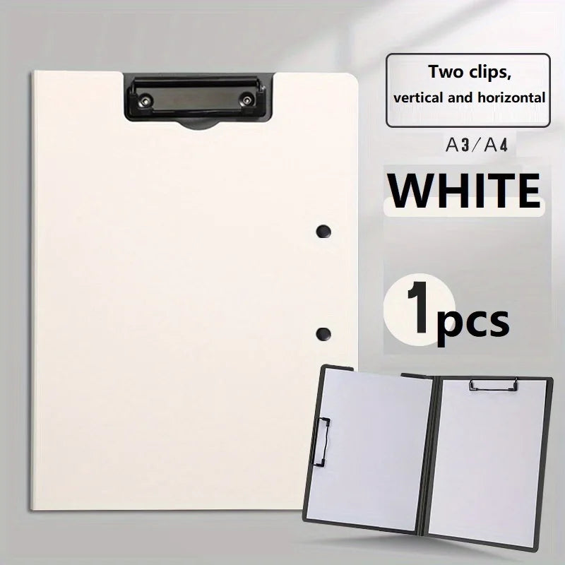 A4 Folders Board Test Paper Folder Data Storage Bag File Storage Documents Organizer Clipboard With Cover For Student Stationery
