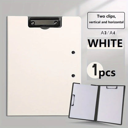 A4 Folders Board Test Paper Folder Data Storage Bag File Storage Documents Organizer Clipboard With Cover For Student Stationery