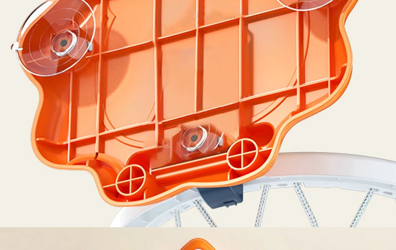 Kids Basketball Hoop with Inflatable Ball Wall Mount Indoor Outdoor Sport Toy Suction Cup Stand Portable Game Fun Play Boys Gift
