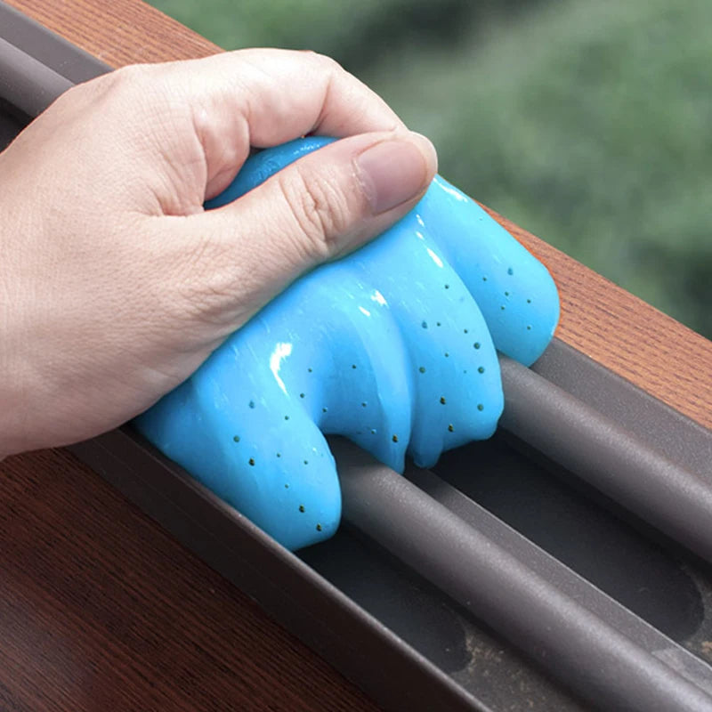 1/2 Packs Dust Remove Car Interior Cleaning Gel High Efficiency Magic Mud Keyboard Desk Cleaning Tool Car Wash Accessories