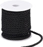 5MM Twisted Cord Rope Trim Craft Decorative Polyester Rope Handmade Cording for Sewing Crafts Upholstery Home Decor 5m